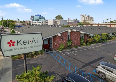 Aerial shot from near distance