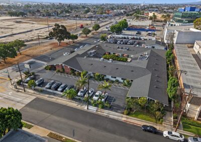 Aerial shot from distance